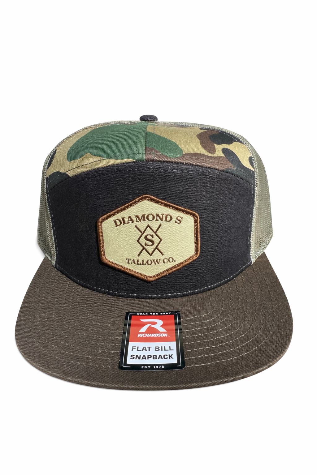 Diamond S 7 Panel Cammo Hat
